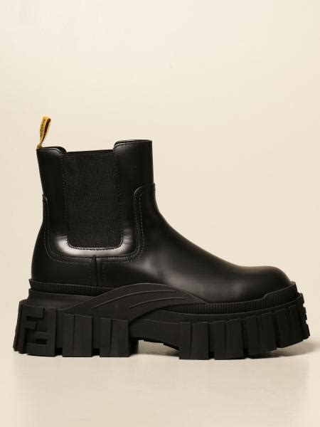 fendi leather booties|Fendi Leather Boots .